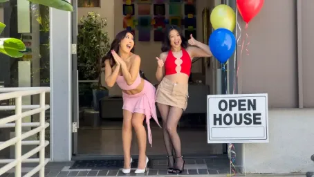 House Humpers – Never Been With A Guy Before – Lulu Chu, Nicole Doshi, Donnie Rock