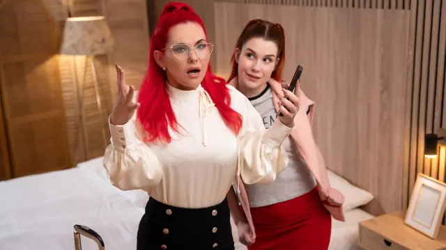 MomXXX – Cheating Wife’s Horny Homestay Host – Kiara Love, Roxi Keogh