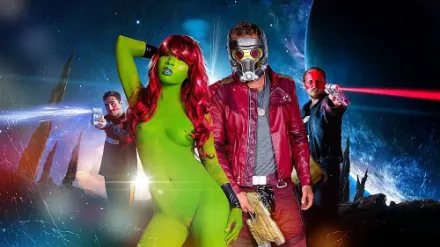 Dirty Cosplay – Intergalactic Fuckgitives – Honey Gold, Chad White