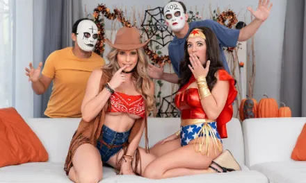 Oops Family – The House Of Halloween Orgy – Cory Chase, Elizabeth Skylar, Max Fills, Rion King